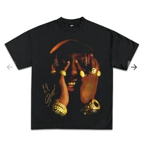 NWT LIL YACHTY T-SHIRT Rap Tee Concert Merch Rare Hip Hop Graphic Print